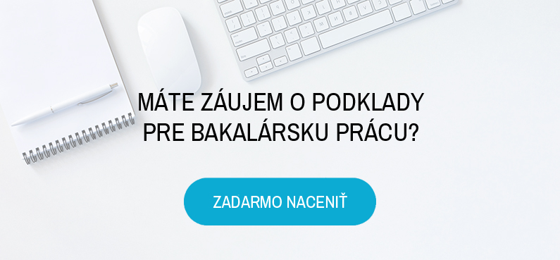 Podklady pre bakalársku prácu