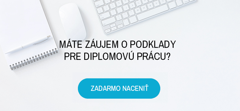 Podklady pre diplomovú prácu